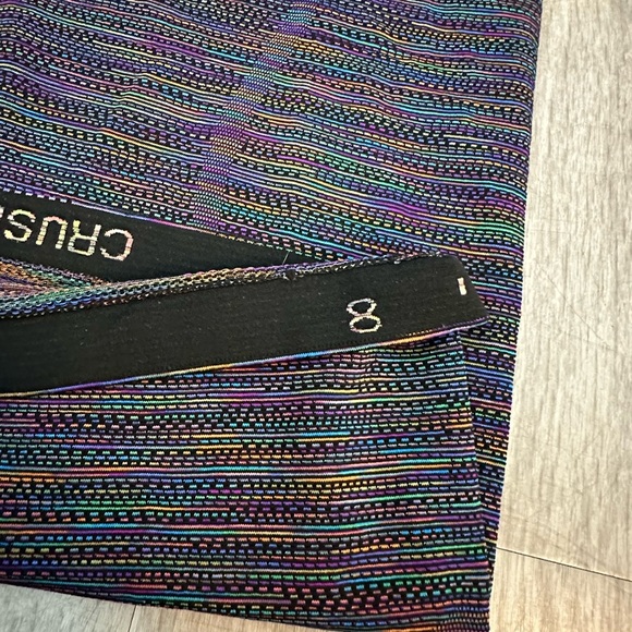 Lululemon Short Sleeve Swiftly Top 2.0 Love Black Rainbow Special RARE 8 - Picture 3 of 6